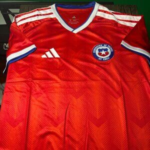 Adidas CHILE National Team Men's JERSEY Sz M,L,XL, or XXL New w tags